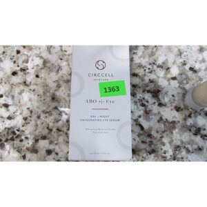 CIRCELL ABO +|- EYE SERUM, REJUVENATING EYE GEL .5 oz- NIB